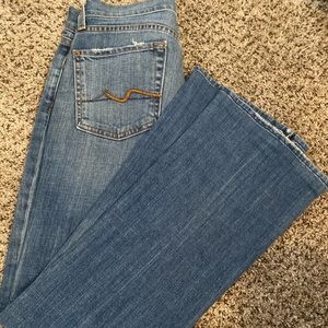 7 For All Mankind Boot Cut Jeans- Size 27